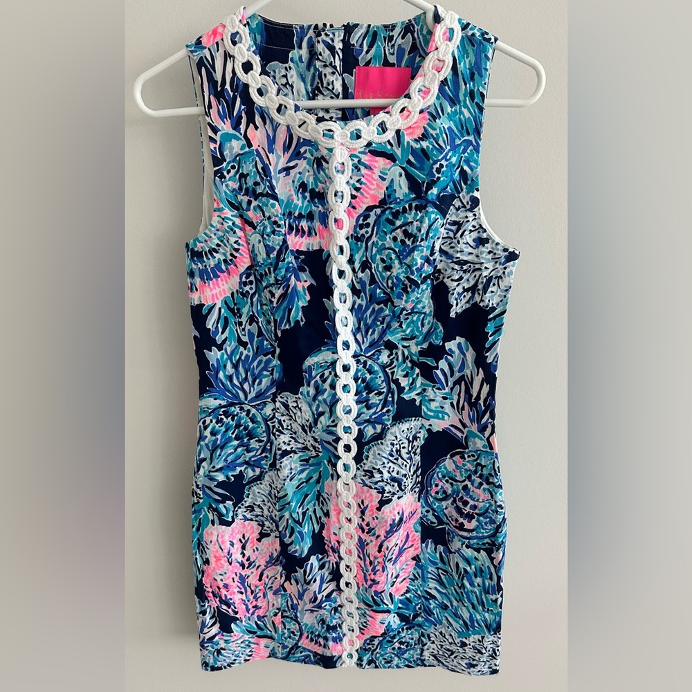 Lilly Pulitzer Miła Stretch Shift Dress- Party in Paradise